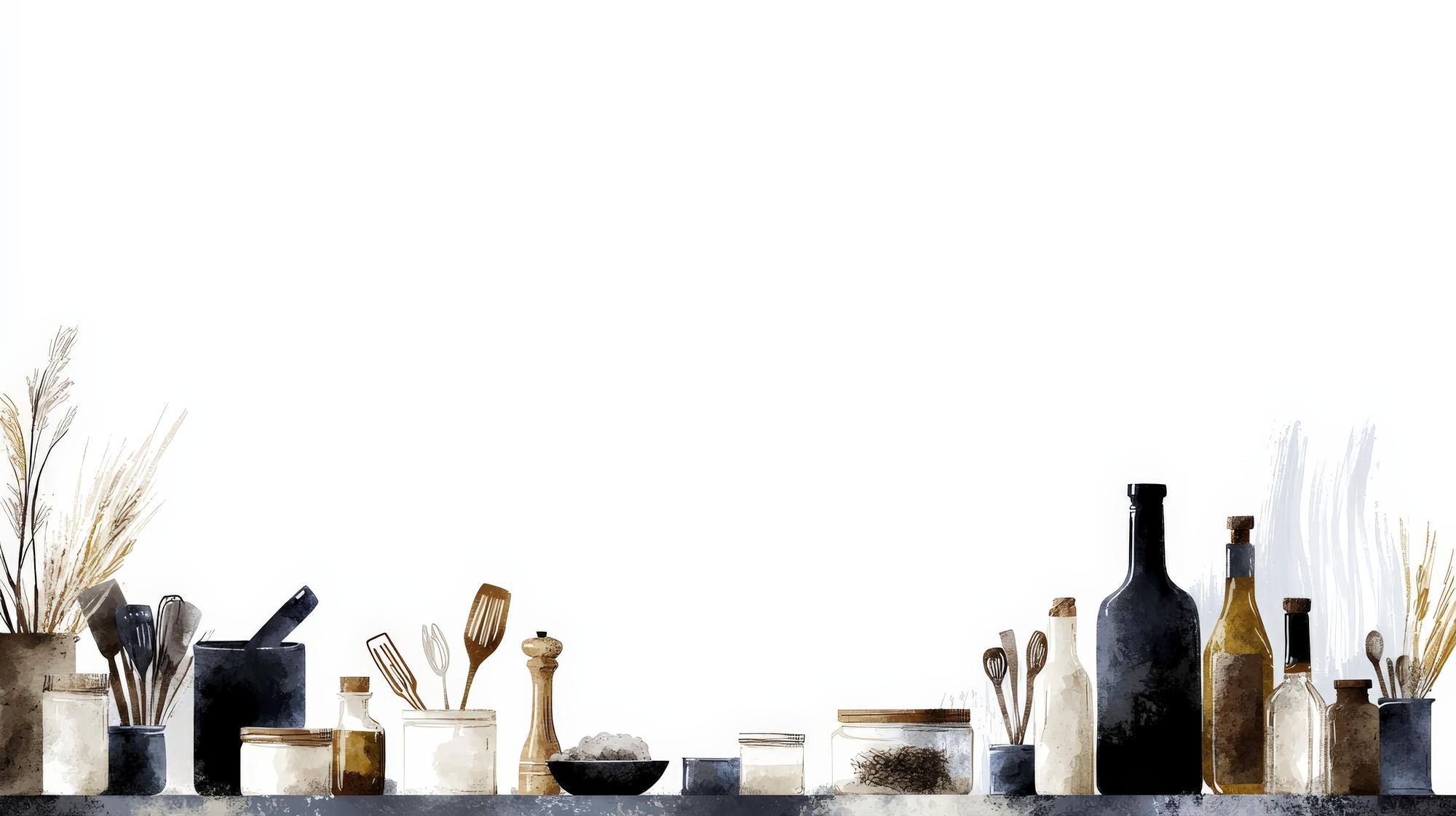 Workshop table and tools ready for students